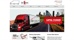 Desktop Screenshot of capitalcouriers.com